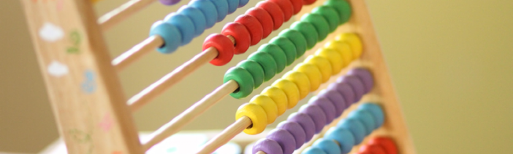 Colourful abacus